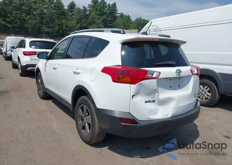 2015 Toyota Rav4 Xle из США, поврежденный, VIN JTMRFREV0FD166230